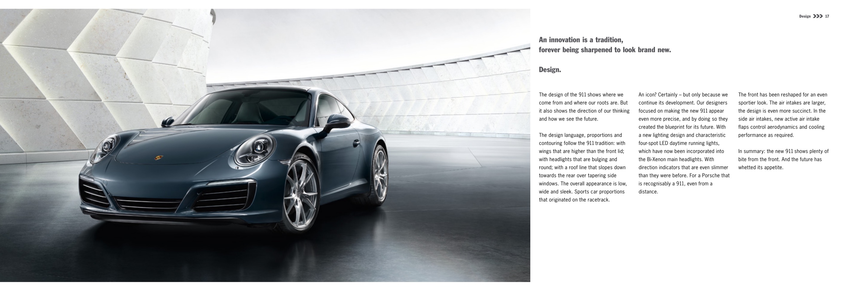 2017 Porsche 911 Brochure Page 47